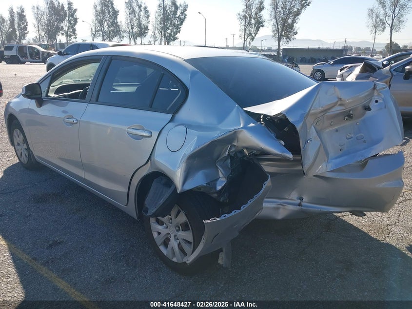 2012 HONDA CIVIC VIN: 19XFB2F51CE354009