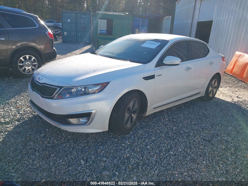2013 KIA OPTIMA HYBRID VIN: KNAGM4AD2D5044521