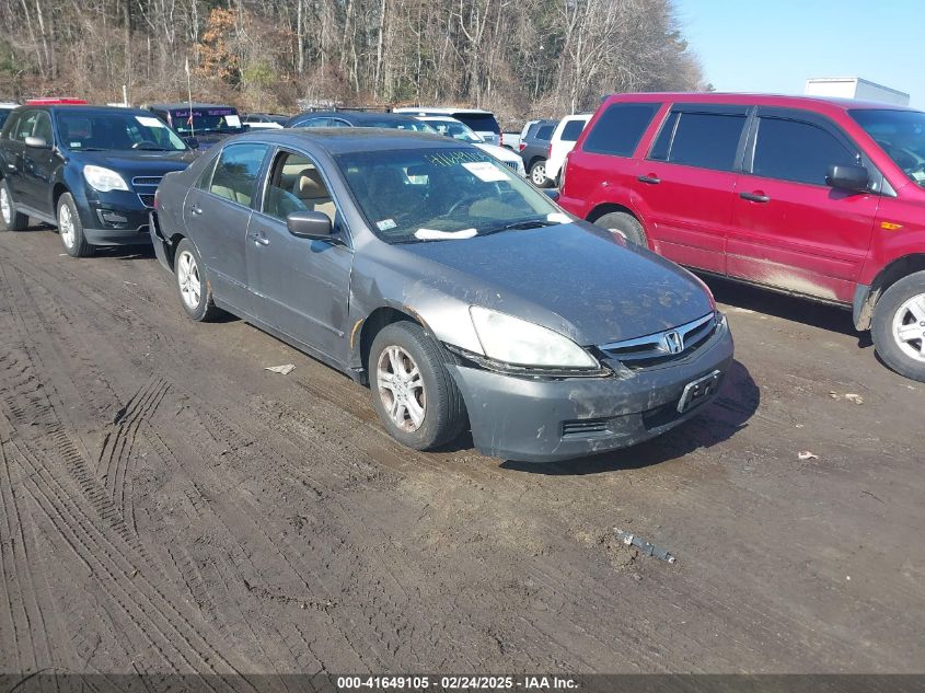 2007 Honda Accord 2.4 Ex VIN: 1HGCM56797A207589 Lot: 41649105