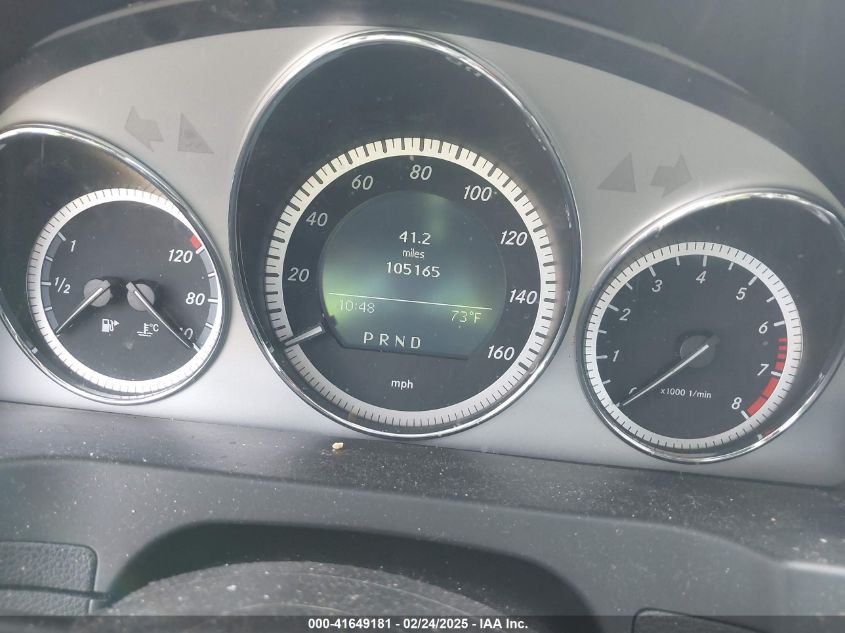 2011 Mercedes-Benz C 300 Luxury/Sport VIN: WDDGF5EB8BR141424 Lot: 41649181