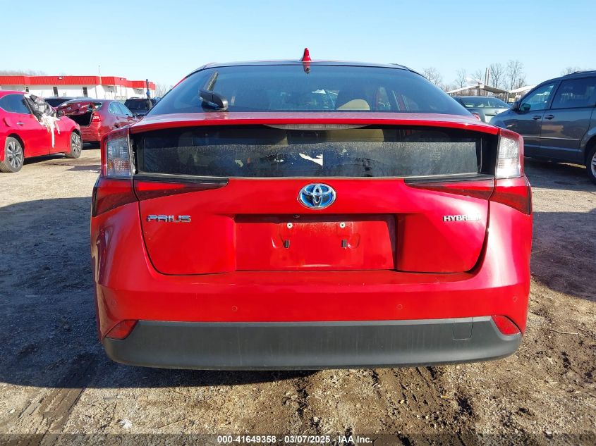2020 Toyota Prius Le VIN: JTDKARFU3L3122388 Lot: 41649358
