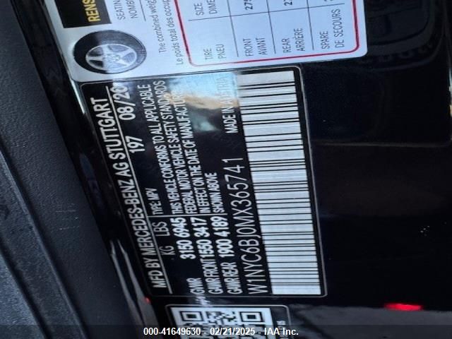 2021 Mercedes-Benz G - W1NYC6BJ0MX365741