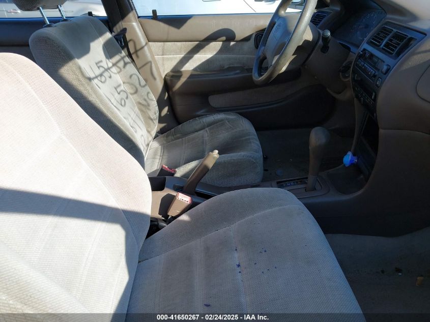 2000 Toyota Corolla Ve VIN: 2T1BR12E7YC307230 Lot: 41650267