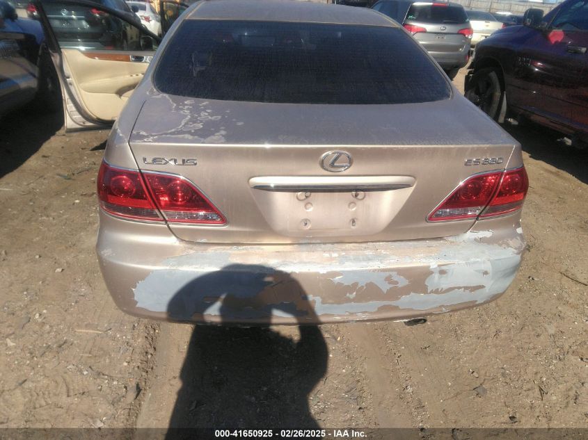 2006 Lexus Es 330 VIN: JTHBA30G365149064 Lot: 41650925