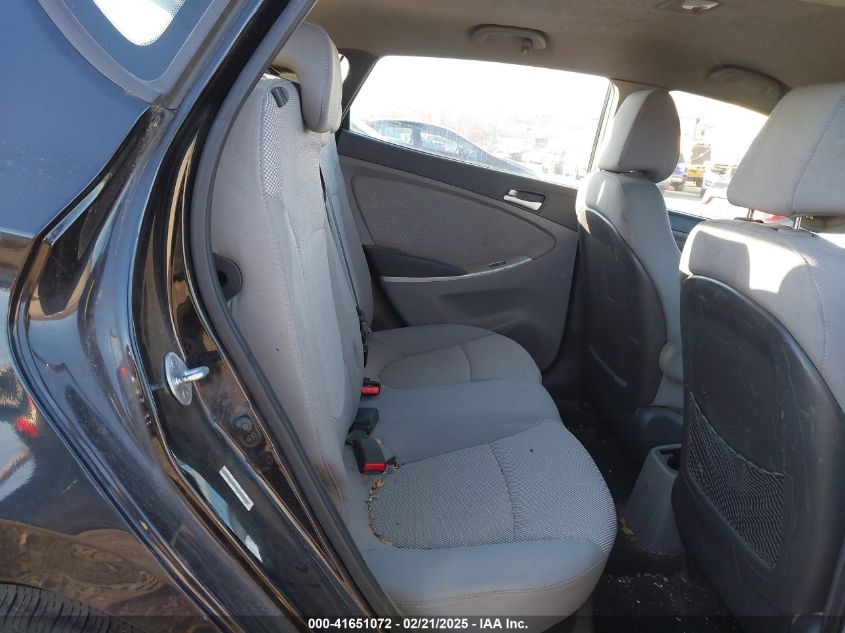 2013 Hyundai Accent Gs VIN: KMHCT5AE3DU087754 Lot: 41651072