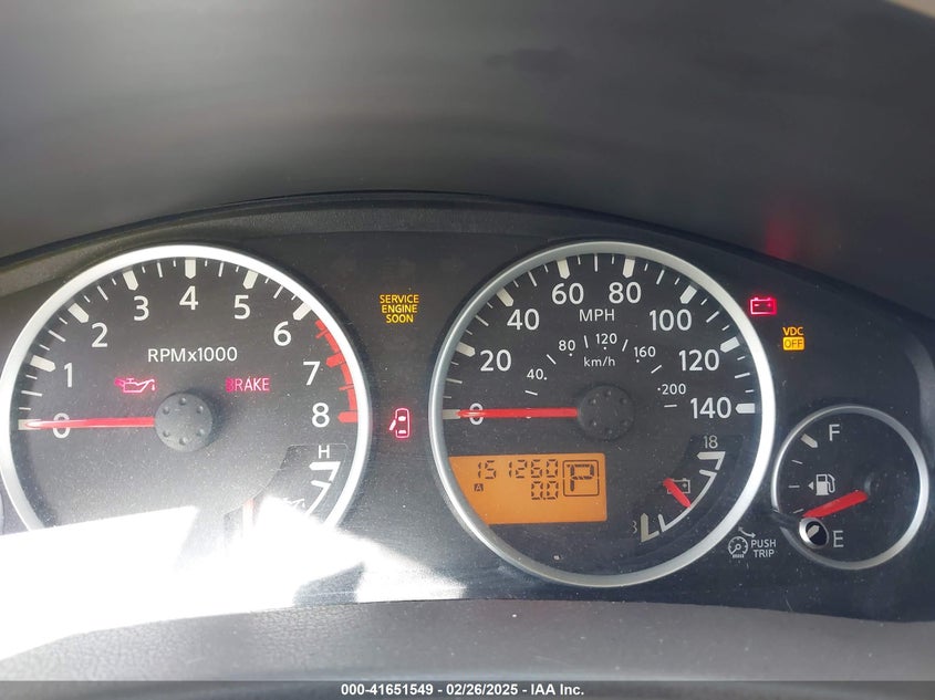 2008 NISSAN PATHFINDER VIN: 5N1AR18U08C664764