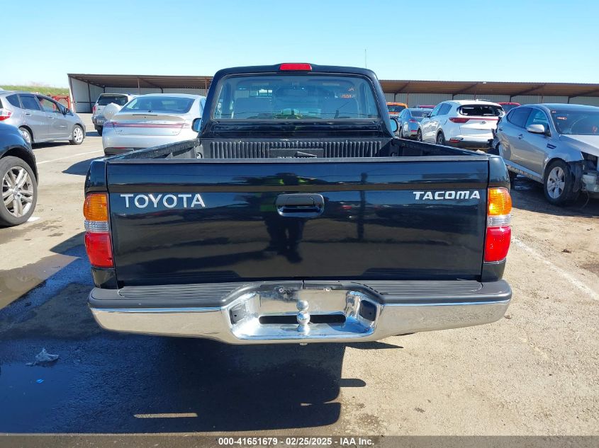 2002 Toyota Tacoma VIN: 5TENL42NX2Z124244 Lot: 41651679
