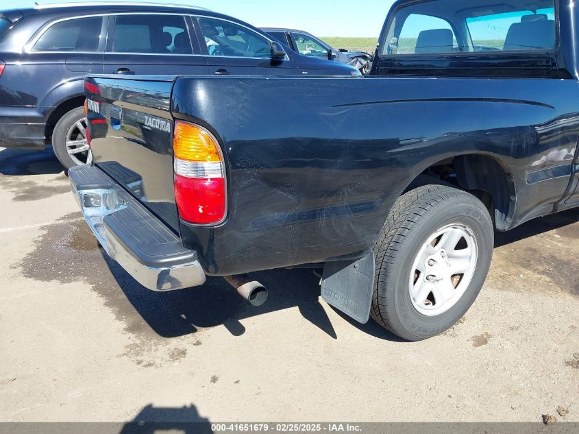 2002 Toyota Tacoma VIN: 5TENL42NX2Z124244 Lot: 41651679