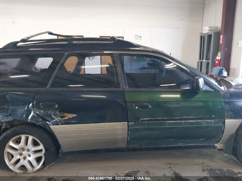 2002 Subaru Outback VIN: 4S3BH665326626066 Lot: 41651700