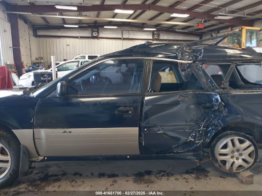 2002 Subaru Outback VIN: 4S3BH665326626066 Lot: 41651700