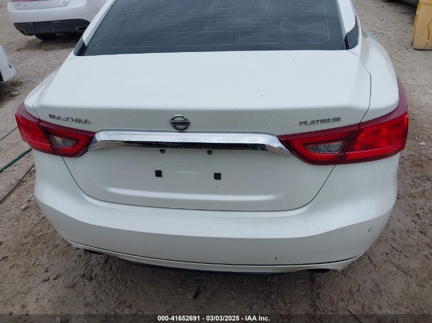 2016 Nissan Maxima 3.5 Platinum VIN: 1N4AA6AP6GC399723 Lot: 41652691