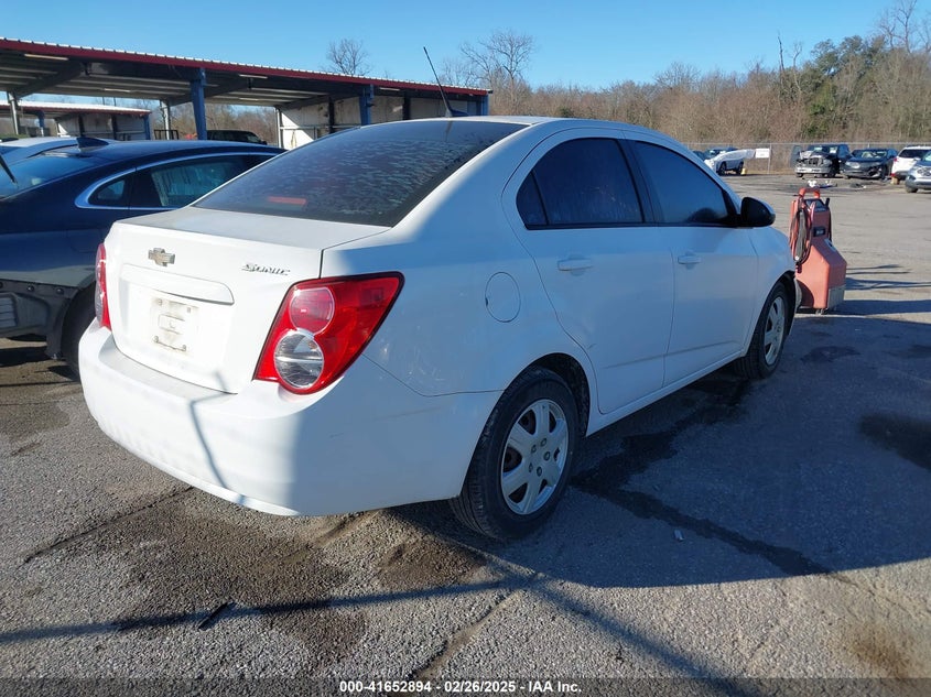 2014 CHEVROLET SONIC VIN: 1G1JA5SH1E4159829