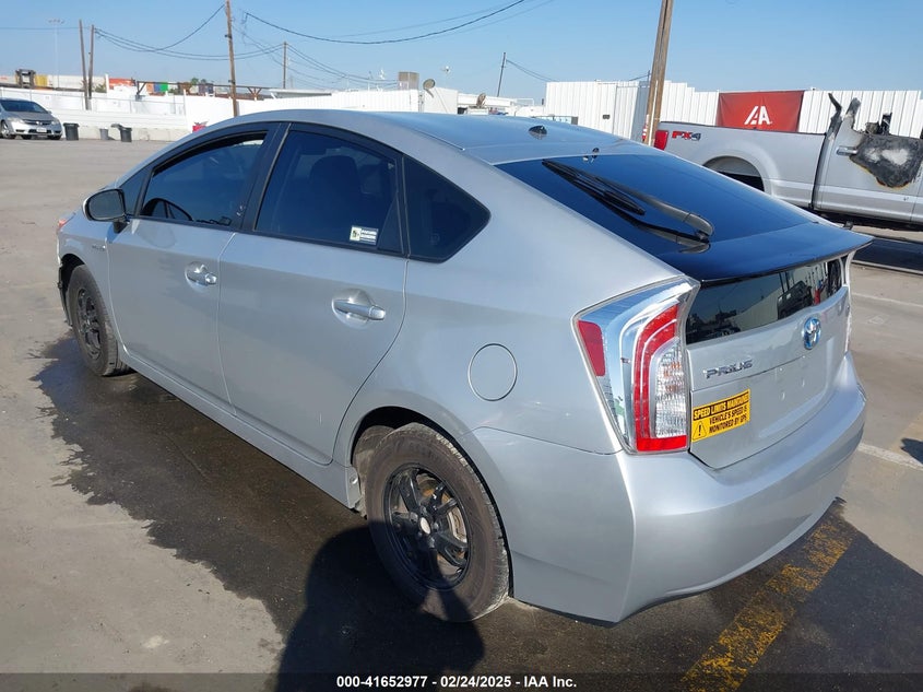 2015 TOYOTA PRIUS VIN: JTDKN3DU3F0479628