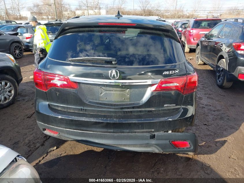 2014 Acura Mdx VIN: 5FRYD3H21EB004595 Lot: 41653065