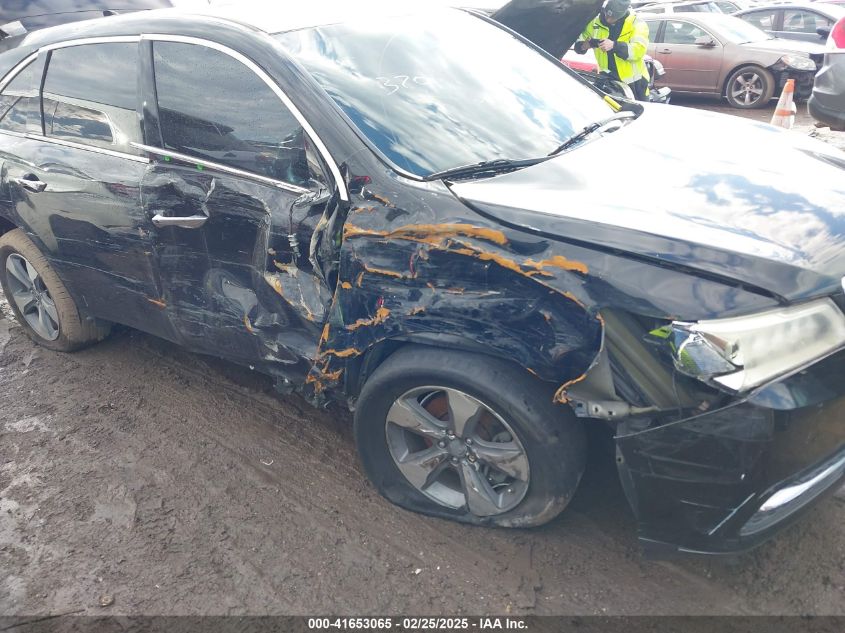 2014 Acura Mdx VIN: 5FRYD3H21EB004595 Lot: 41653065