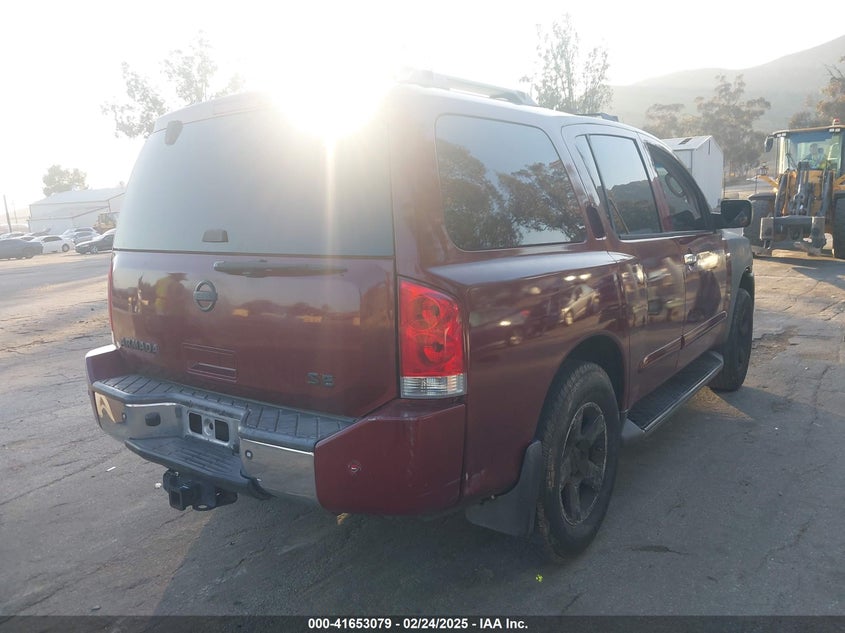 2007 NISSAN ARMADA VIN: 5N1AA08A07N720664