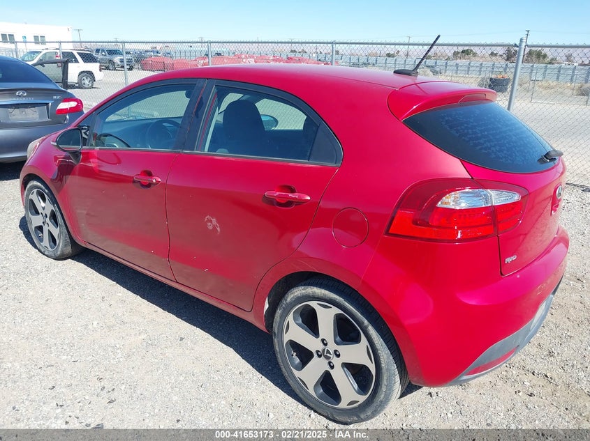 2013 KIA RIO VIN: KNADN5A3XD6159567