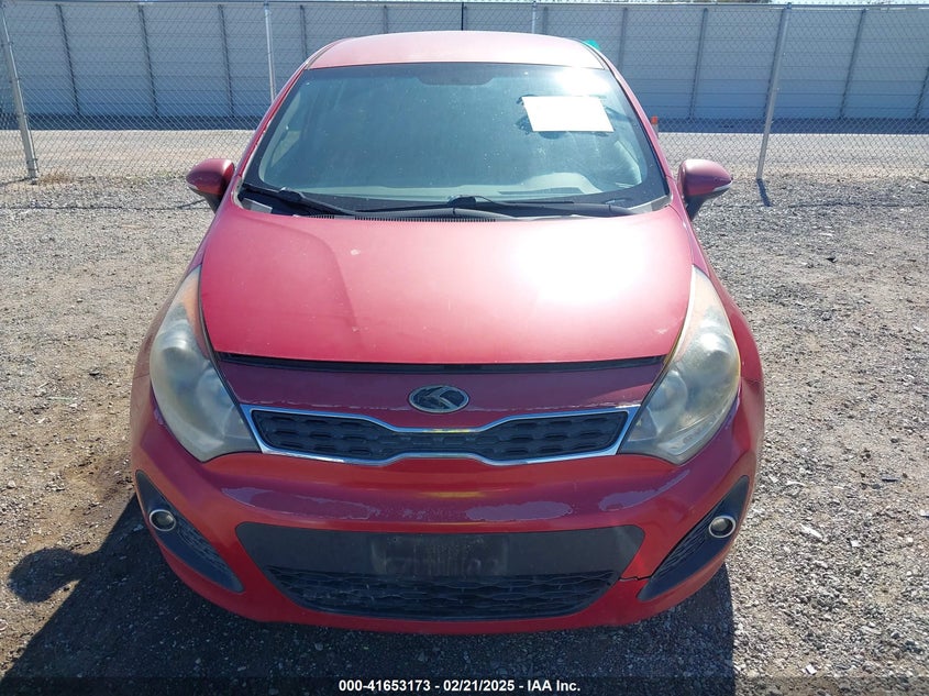 2013 KIA RIO VIN: KNADN5A3XD6159567