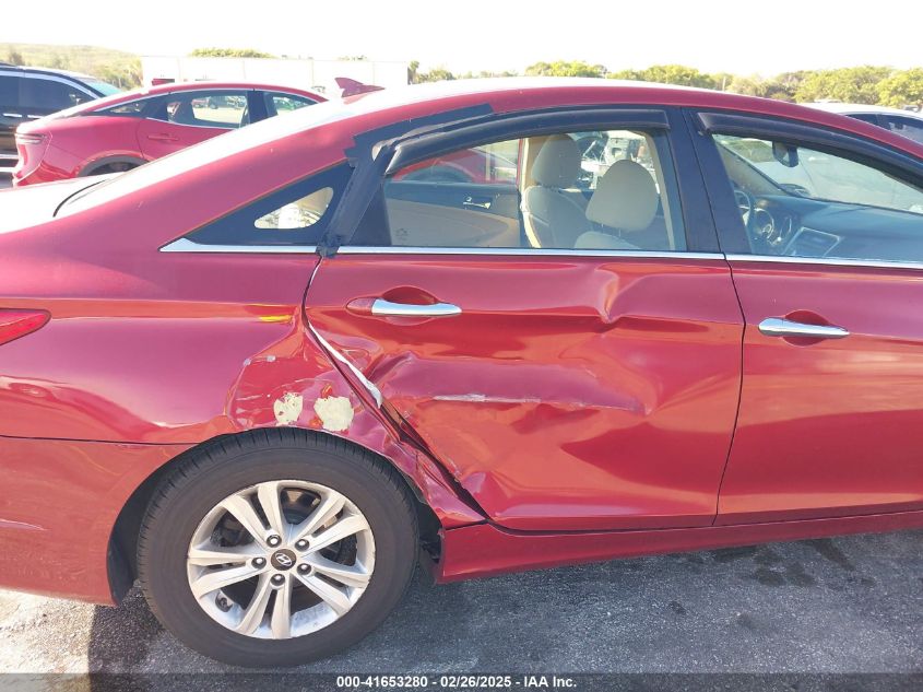 2013 Hyundai Sonata Gls VIN: 5NPEB4AC5DH735825 Lot: 41653280