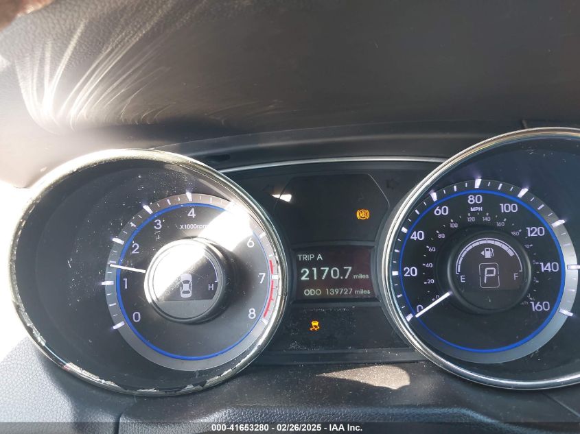 2013 Hyundai Sonata Gls VIN: 5NPEB4AC5DH735825 Lot: 41653280