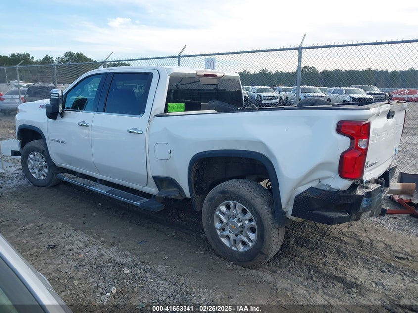 2022 Chevrolet Silverado 2500Hd 4Wd Standard Bed Ltz VIN: 2GC4YPEY2N1214291 Lot: 41653341