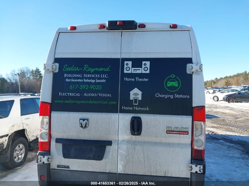 2017 Ram Promaster 2500 High Roof 159 Wb VIN: 3C6TRVDGXHE514858 Lot: 41653361