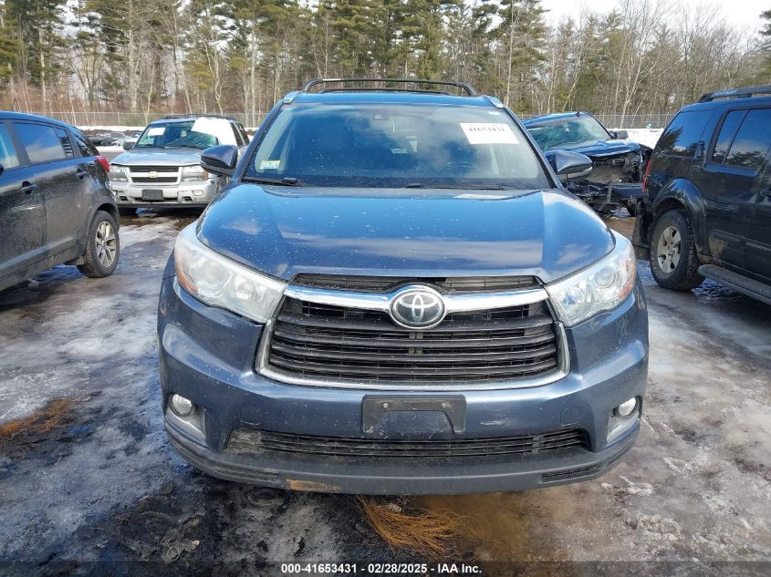 2015 Toyota Highlander Limited Platinum V6 VIN: 5TDDKRFH8FS204810 Lot: 41653431