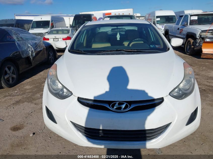 2013 Hyundai Elantra Gls VIN: 5NPDH4AEXDH158656 Lot: 41653488