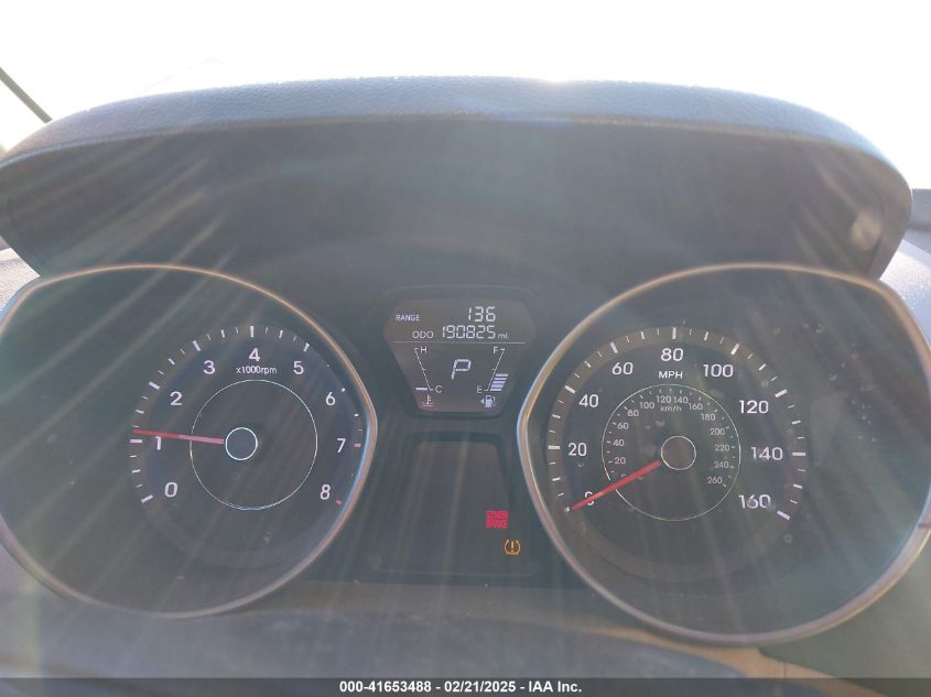 2013 Hyundai Elantra Gls VIN: 5NPDH4AEXDH158656 Lot: 41653488