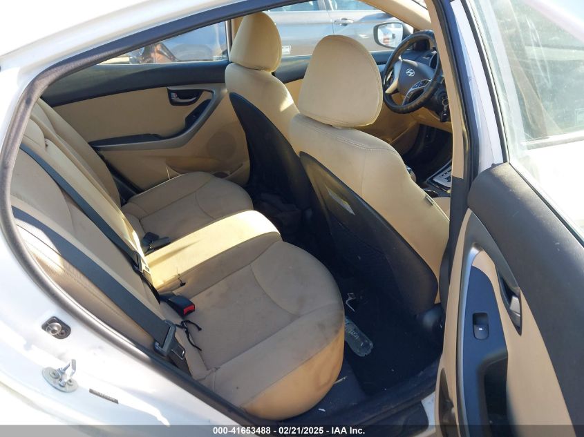 2013 Hyundai Elantra Gls VIN: 5NPDH4AEXDH158656 Lot: 41653488