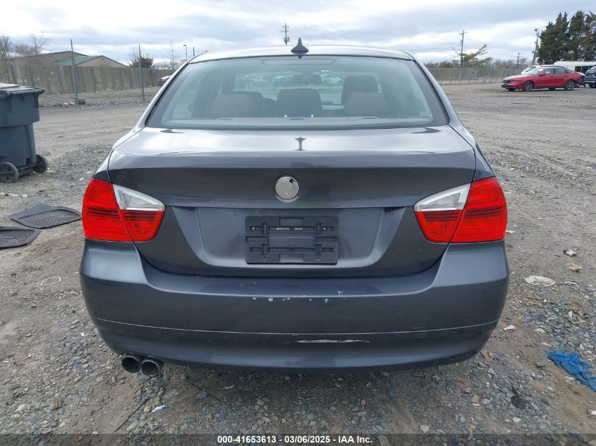 2006 BMW 330I VIN: WBAVB33596KR76703 Lot: 41653613