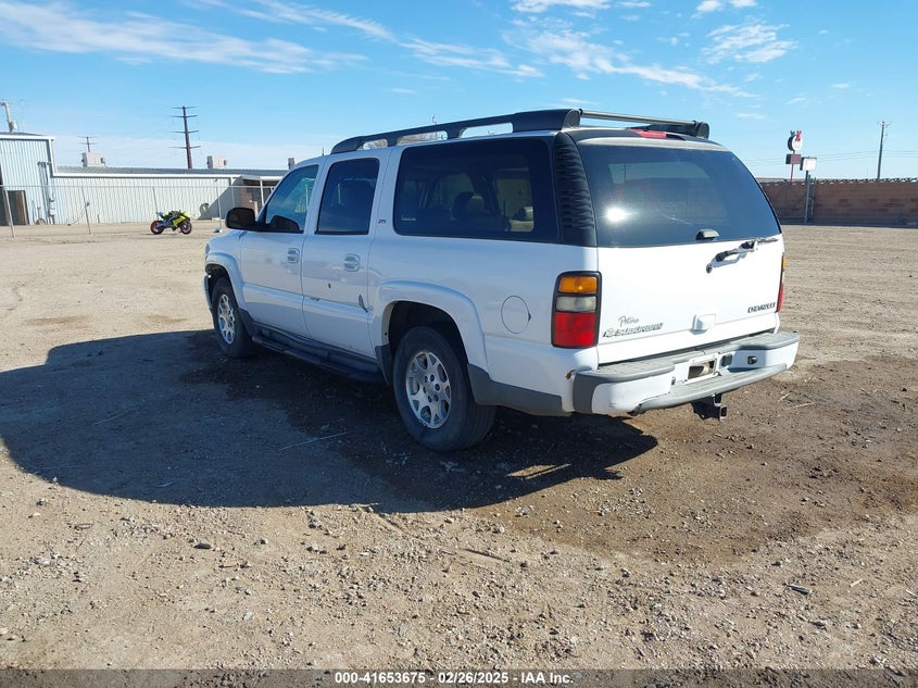 2005 Chevrolet Suburban 1500 Z71 white other flexible 3GNEC16Z95G288863 photo #4