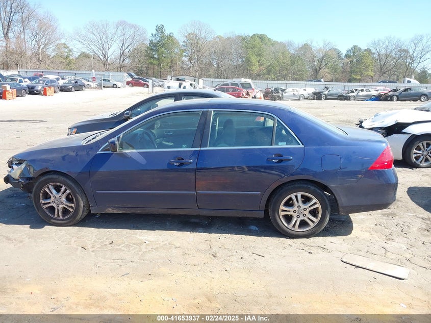 2006 HONDA ACCORD SDN VIN: 1HGCM56726A038952