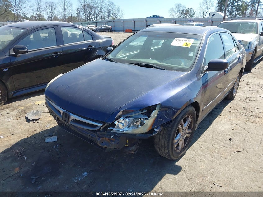 2006 HONDA ACCORD SDN VIN: 1HGCM56726A038952