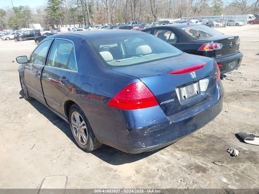 2006 HONDA ACCORD SDN VIN: 1HGCM56726A038952
