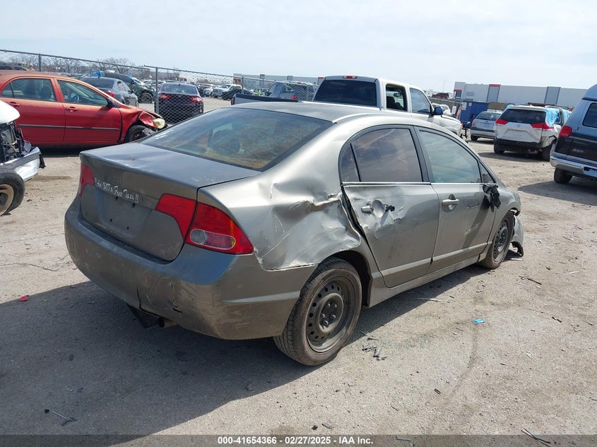 2006 HONDA CIVIC VIN: 1HGFA16566L135606