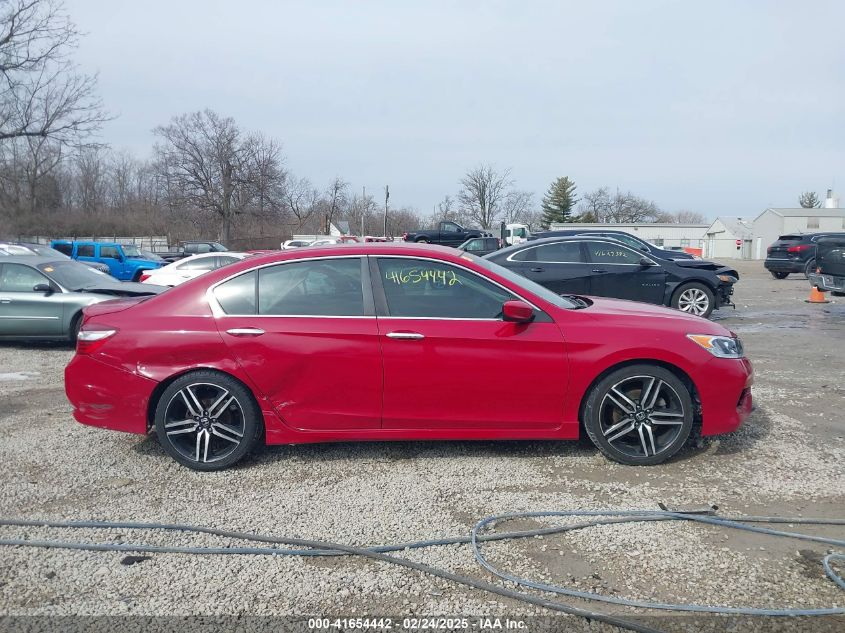 2016 Honda Accord Sport VIN: 1HGCR2F53GA099212 Lot: 41654442