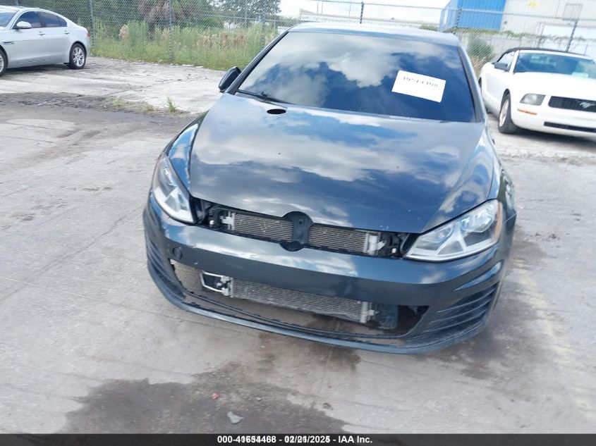 2017 Volkswagen Golf Gti Autobahn 4-Door/S 4-Door/Se 4-Door/Sport 4-Door VIN: 3VW4T7AU8HM065610 Lot: 41654468