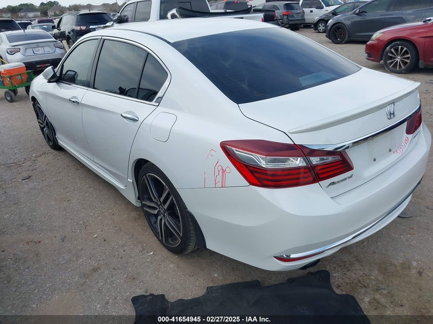 2016 HONDA ACCORD VIN: 1HGCR2F6XGA066524