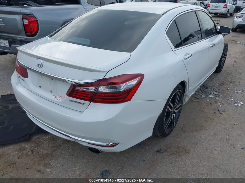 2016 HONDA ACCORD VIN: 1HGCR2F6XGA066524