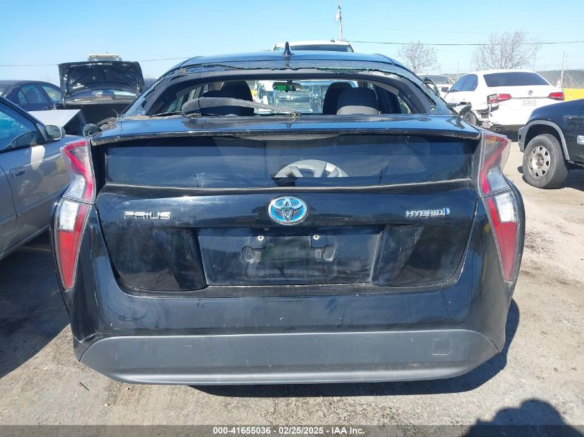 2016 Toyota Prius Two VIN: JTDKBRFU6G3011501 Lot: 41655036