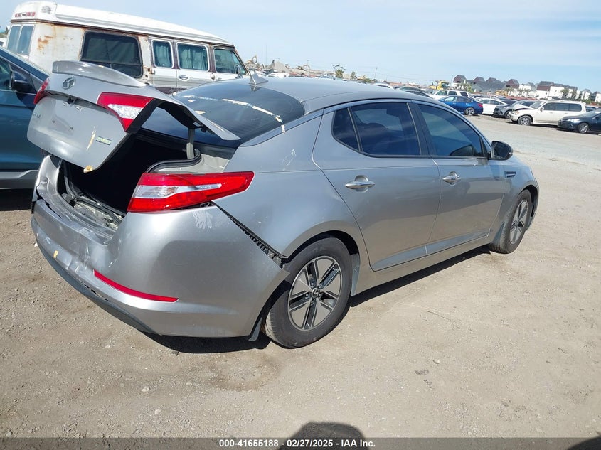 2012 KIA OPTIMA HYBRID VIN: KNAGM4AD8C5013689