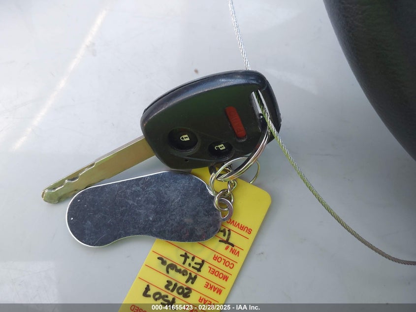 2012 HONDA FIT VIN: JHMGE8H32CS001963