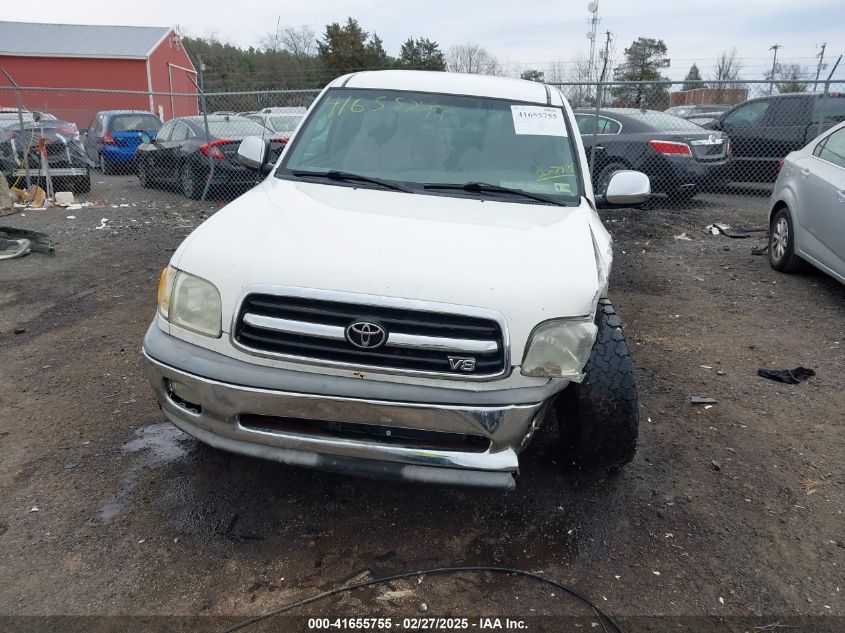 2002 Toyota Tundra Sr5 V8 VIN: 5TBBT44112S227815 Lot: 41655755