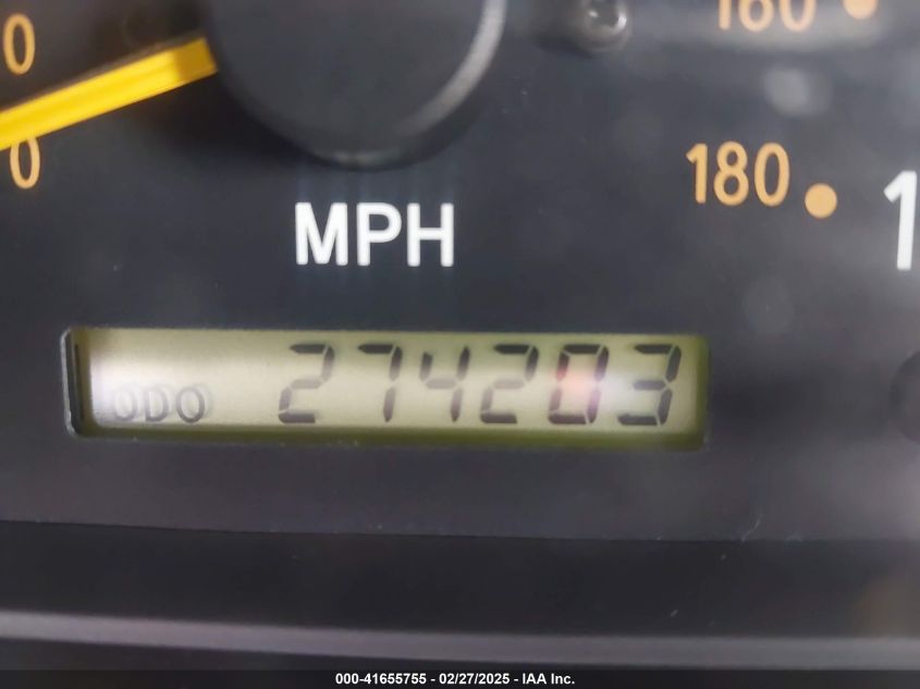 2002 Toyota Tundra Sr5 V8 VIN: 5TBBT44112S227815 Lot: 41655755