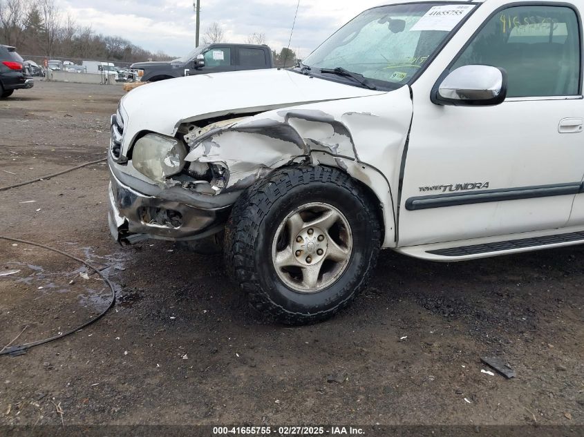 2002 Toyota Tundra Sr5 V8 VIN: 5TBBT44112S227815 Lot: 41655755