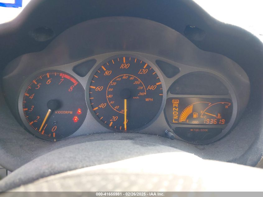 2001 Toyota Celica Gt VIN: JTDDR32T310092092 Lot: 41655981