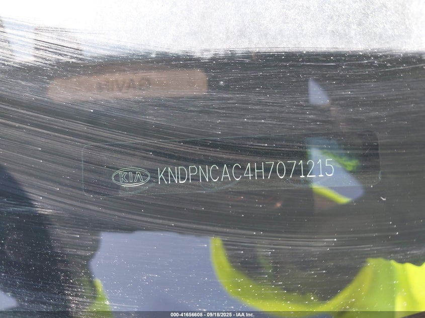 2017 Kia Sportage Ex VIN: KNDPNCAC4H7071215 Lot: 41656608
