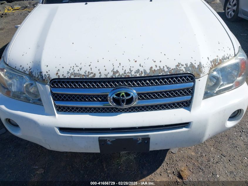 2007 Toyota Highlander Hybrid V6 VIN: JTEEW21A870046236 Lot: 41656729