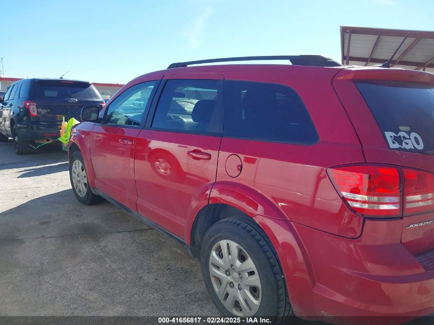 2018 Dodge Journey Se VIN: 3C4PDCAB4JT241682 Lot: 41656817